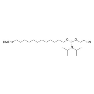 12-(bis(4-methoxyphenyl)(phenyl)methoxy)dodecyl (2-cyanoethyl) diisopropylphosphoramidite