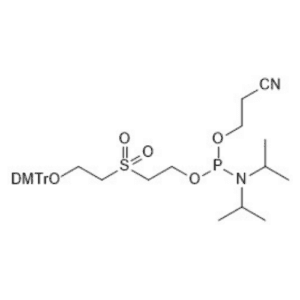 2-((2-(bis(4-methoxyphenyl)(phenyl)methoxy)ethyl)sulfonyl)ethyl (2-cyanoethyl) diisopropylphosphoramidite