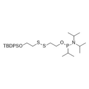 1-(2-((2-((tert-butyldiphenylsilyl)oxy)ethyl)disulfanyl)ethoxy)-N,N,N',N'-tetraisopropylphosphinediamine