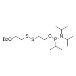 2-((2-((bis(diisopropylamino)phosphino)oxy)ethyl)disulfanyl)ethyl benzoate