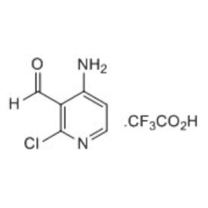 4-Amino-2-chloronicotinaldehyde trifluoroacetic acid salt