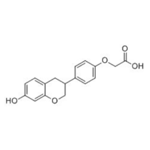 2-(4-(7-hydroxy chroman-3-yl) phenoxy) acetic acid