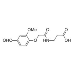 3-(2-(4-formyl-2-methoxyphenoxy)acetamido) propanoic acid
