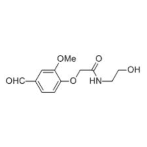 2-(4-formyl-2-methoxyphenoxy)- N-(2-hydroxyethyl)acetamide
