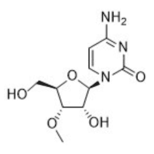 4-amino-1-((2R,3R,4S,5R)-3-hydroxy-5-(hydroxy methyl)-4-methoxytetra hydrofuran-2-yl)pyrimidin-2(1H)-one