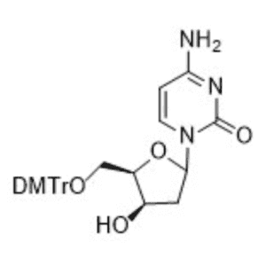 4-amino-1-((4R,5R)-5-((bis(4-methoxyphenyl)(phenyl)methoxy)methyl)-4-hydroxytetrahydrofuran-2-yl)pyrimidin-2(1H)-one