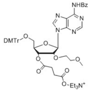 2ʼ-MOE-N6-BENZOYL-5ʼ-O-DMTr-ADENOSINE-3ʼ-O- SUCCINATE, TEA SALT
