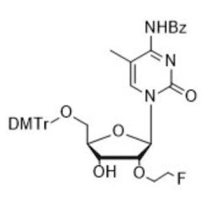 2ʼ-O-ETHYL-FLUORO-N4-BENZOYL-5ʼ-O-DMTr-5- METHYL-CYTIDINE