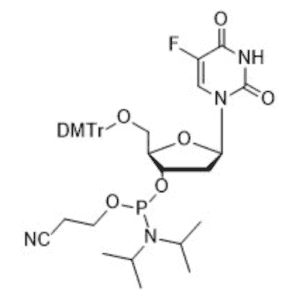 5ʼ-O-DMTr-5-FLUORO-2ʼ-DEOXY-URIDINE-3ʼ-O-CE-AMIDITE