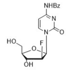 2ʼ-FLUORO-2ʼ-DEOXY-ARABINOFURANOSYL-N4- BENZOYL-CYTIDINE