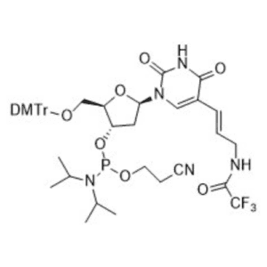 5'-DMTr-C5-ALLYL AMINO TFA-2'-DEOXY-3'-O-CEP-URIDINE
