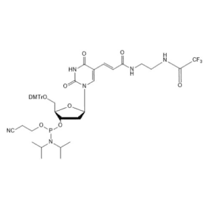 5'-DMTr-C5-ACRYL-C2 LINKER TFA-2'-DEOXY-3'-O-CEP-URIDINE