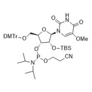 5'-DMTr-2'-O-TBS-C5-O-Me-3'-O-CEP-URIDINE