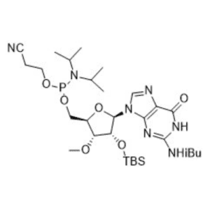 2'-O-TBS-3'-O-Me-5'-O-CEP-N2IBU-GUANOSINE