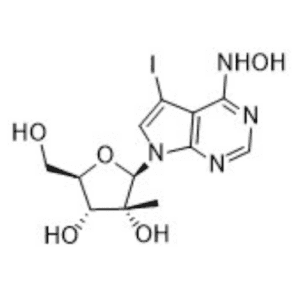 7-deaza-7-iodo-6-hydroxylamino-2-C-Me-purine