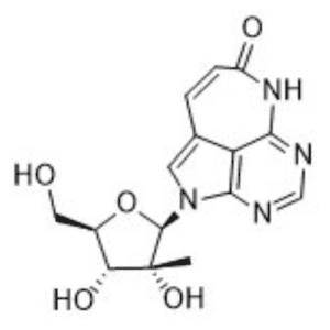 7-deaza-7,6-azipino-2-C-Me-purine